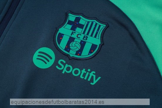 Nuevo Chaqueta Con Capucha Barcelona 23/24 Verde I Azul Baratas